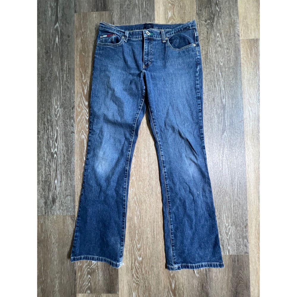 Tommy Jeans‎ Bootcut Denim Jeans Womens 11 Blue Medium Wash Mid Rise 2859